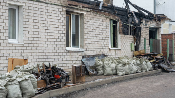 Professional Fire Damage Removal technician working in Mickleton, NJ